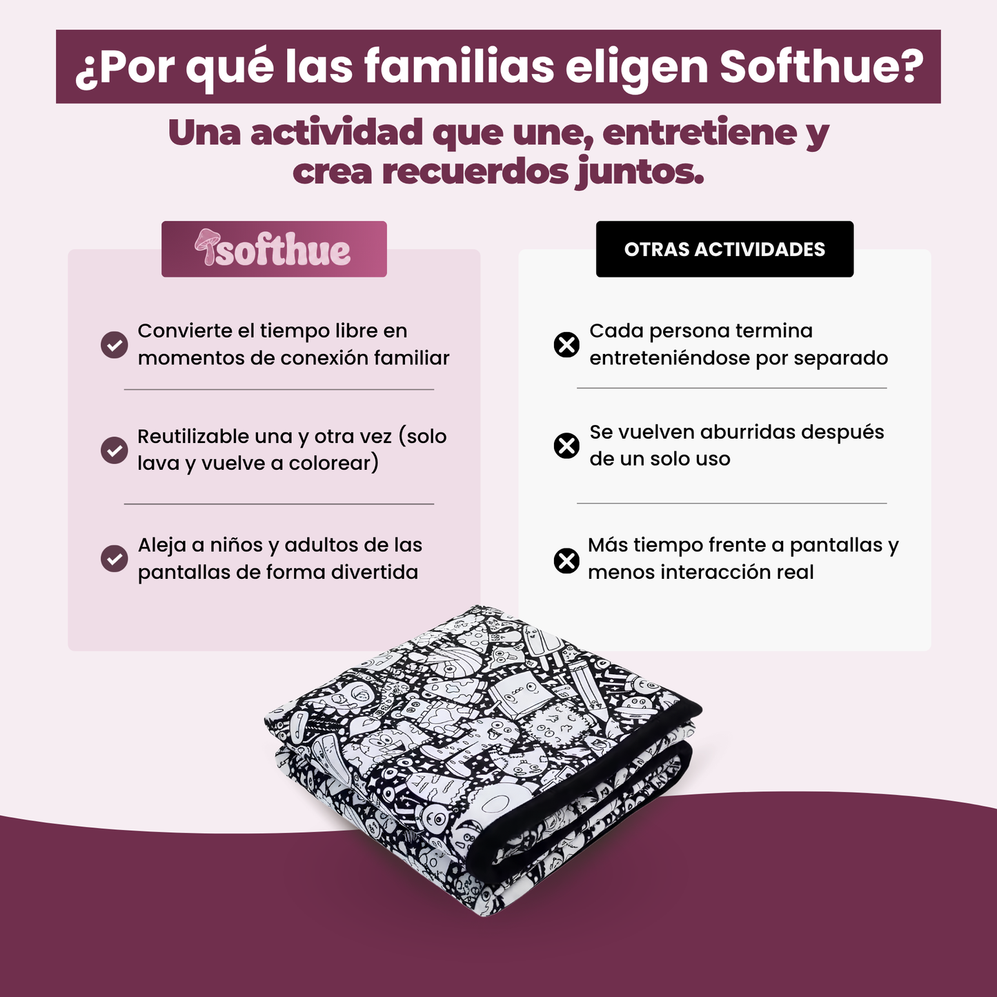 Softhue Manta Para Colorear Doodle