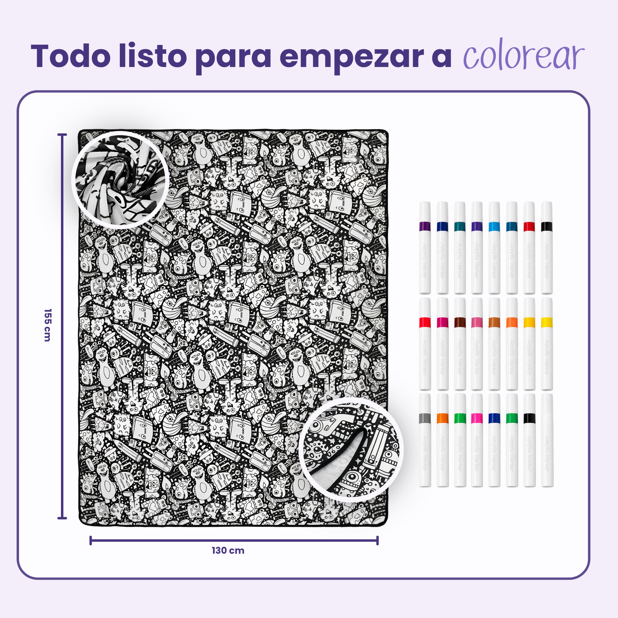 Softhue | Manta Para Colorear