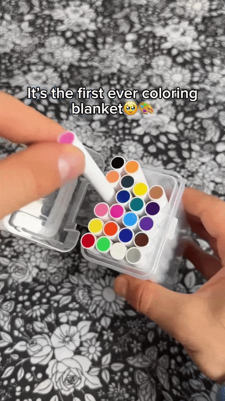 Cozy coloring and relaxation at home