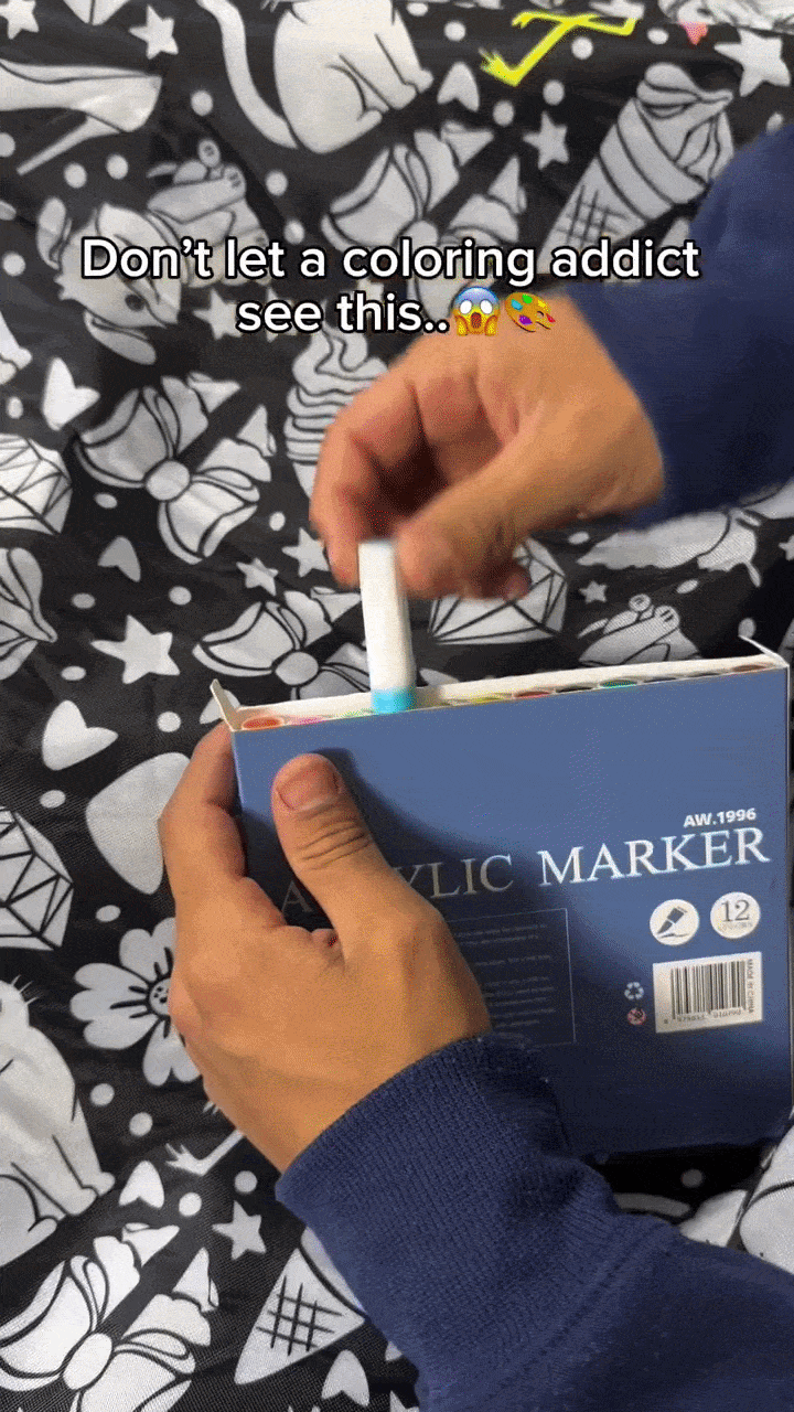 Calm coloring blanket for self-care and chill nights